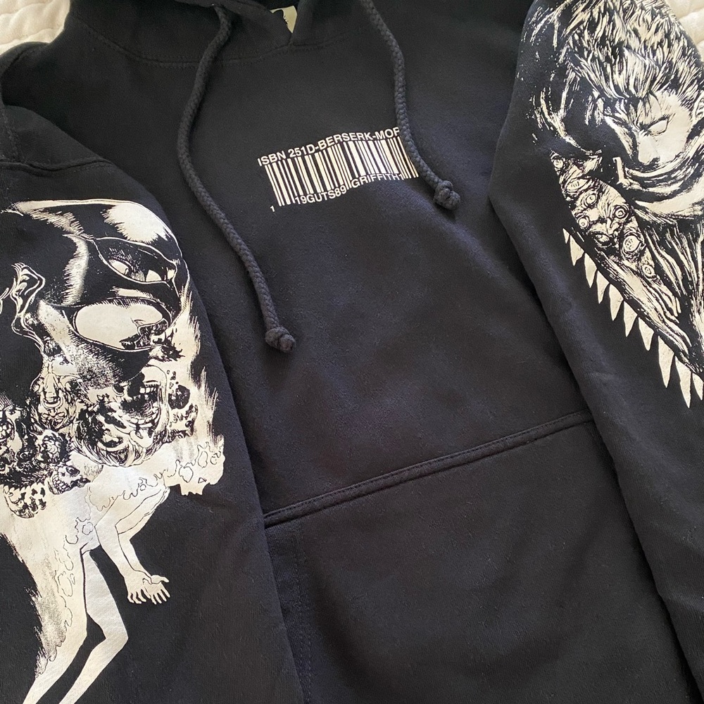 Project Mori-Berserk-Hoodie-Small-Worn Once